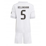 Real Madrid Jude Bellingham #5 Hjemme Trøje Børn 2025-26 Kortærmet (+ Korte bukser)